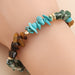 Turquoise & Natural Stone Bracelet-One Size-Fancey Boutique