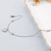Inlaid Rhinestone Titanium Steel Heart Bracelet-Fancey Boutique