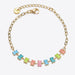 Multicolored Lobster Clasp Stainless Steel Bracelet-One Size-Fancey Boutique