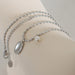 Titanium Steel Freshwater Pearl Pendant Necklace-Fancey Boutique