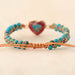 Handmade Heart Shape Natural Stone Bracelet-Fancey Boutique