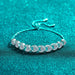 1 Carat Moissanite 925 Sterling Silver Bracelet-One Size-Fancey Boutique