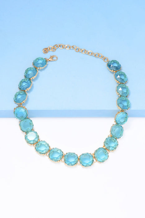 Zinc Alloy Resin Necklace-Fancey Boutique