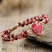 Handmade Heart Shape Natural Stone Bracelet-Fancey Boutique