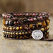 Natural Stone Layered Bracelet-One Size-Fancey Boutique