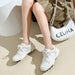 Board Shoes All-Match Student White Shoes Summer New Leather Surface Stitching Casual Women-Fancey Boutique