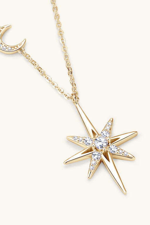 Moissanite 925 Sterling Silver Necklace-Fancey Boutique