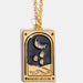 Tarot Card Pendant Stainless Steel Necklace-Fancey Boutique