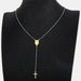 Stainless Steel Beaded Cross Necklace-Fancey Boutique