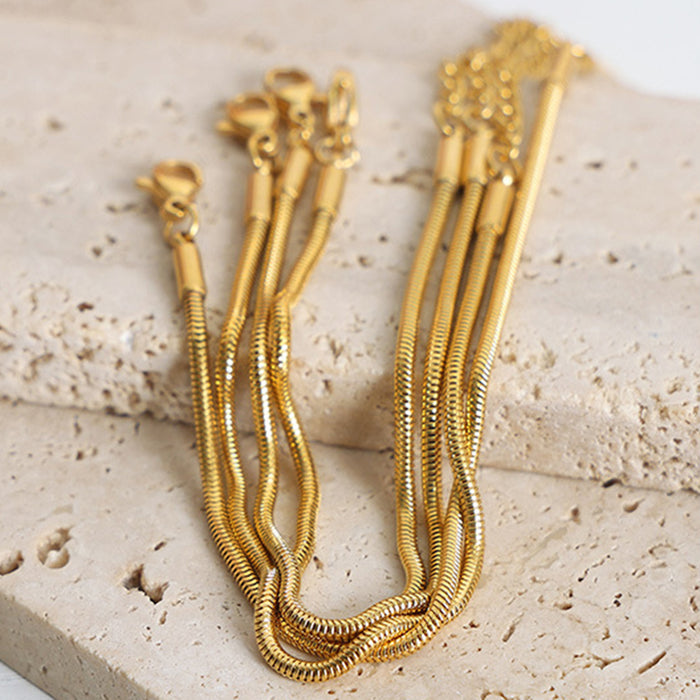 18K Gold-Plated Minimalist Bracelet-One Size-Fancey Boutique