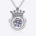 Moissanite 925 Sterling Silver Necklace-One Size-Fancey Boutique