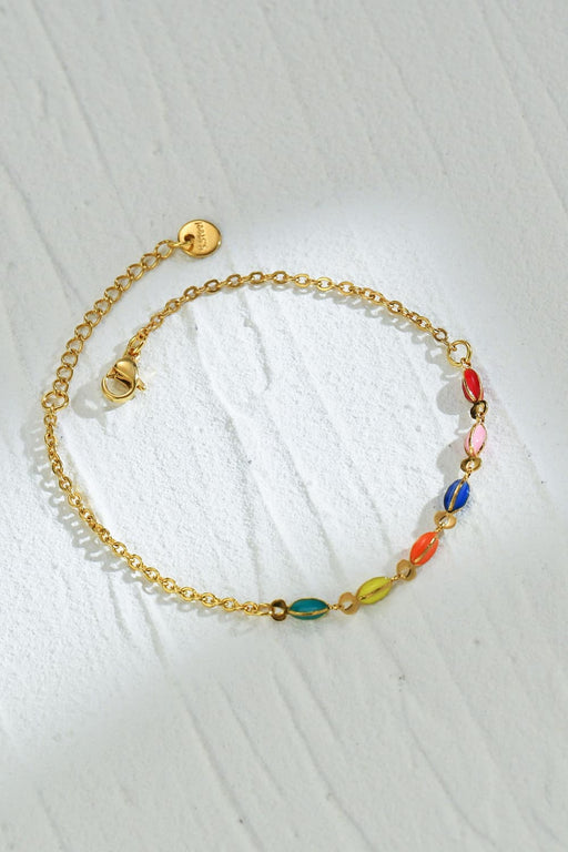 Multicolored Stainless Steel Bracelet-One Size-Fancey Boutique