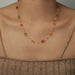 Titanium Steel Gold-plated Bead Necklace-Fancey Boutique