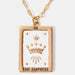 Tarot Card Pendant Copper Necklace-Fancey Boutique