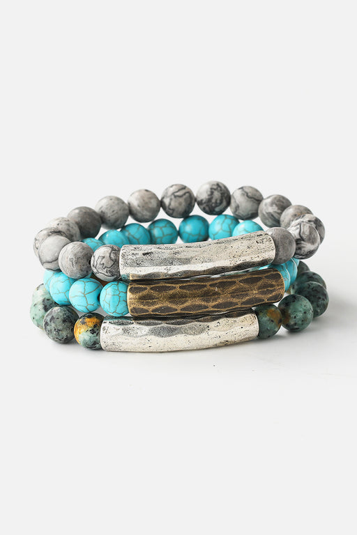 Natural Stone Beaded Bracelet-Fancey Boutique