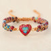 Handmade Heart Shape Natural Stone Bracelet-Fancey Boutique