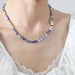 Freshwater Pearl Titanium Steel Geometric Bead Necklace-One Size-Fancey Boutique