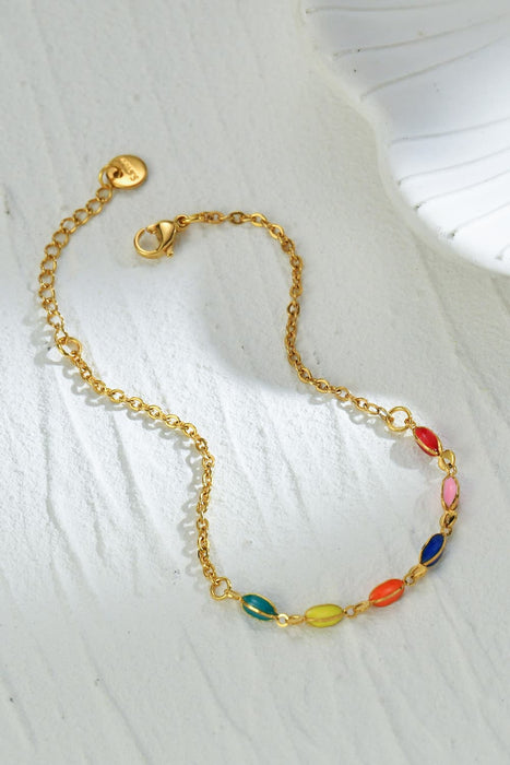 Multicolored Stainless Steel Bracelet-One Size-Fancey Boutique