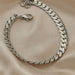 Stainless Steel Curb Chain Bracelet-Fancey Boutique