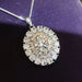 5 Carat Moissanite 925 Sterling Silver Necklace-One Size-Fancey Boutique