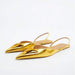 Woman Flat Gold Shoes Women Sandals Elegant Casual Mules Pointe Slingback shoes Luxury-35-Fancey Boutique