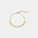 Zircon 18K Gold-Plated Stainless Steel Bracelet-One Size-Fancey Boutique