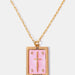 Tarot Card Pendant Copper Necklace-One Size-Fancey Boutique