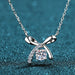 Moissanite 925 Sterling Silver Necklace-One Size-Fancey Boutique