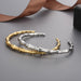 Stainless Steel Bamboo Shape Bracelet-Fancey Boutique