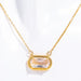 Copper 14K Gold-Plated Pendant Necklace-One Size-Fancey Boutique