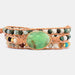 Natural Stone & Agate Layered Bracelet-One Size-Fancey Boutique