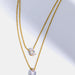 Stainless Steel Geometrical Shape Necklace-Fancey Boutique