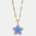 Flower Pendant Stainless Steel Necklace-One Size-Fancey Boutique