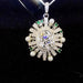 2 Carat Moissanite 925 Sterling Silver Necklace-One Size-Fancey Boutique