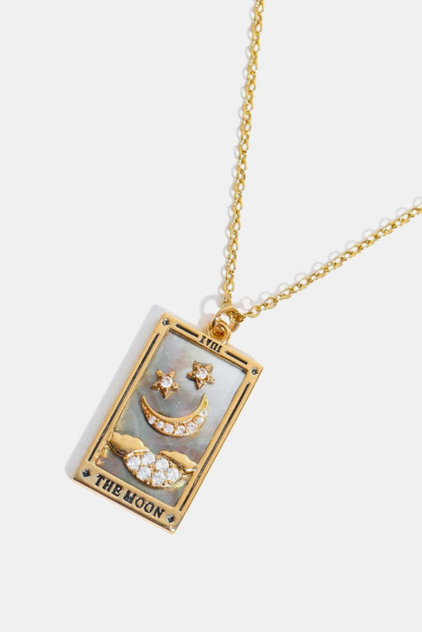 Tarot Card Pendant Stainless Steel Necklace-Fancey Boutique