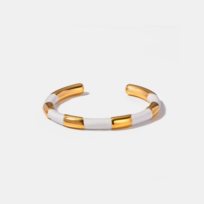 18K Gold-Plated Stainless Steel Bracelet-One Size-Fancey Boutique