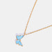 Butterfly Pendant Copper 14K Gold-Plated Necklace-Fancey Boutique