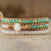 Crystal & Opal Triple-Layered Beaded Bracelet-One Size-Fancey Boutique