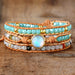 Opal Beaded Layered Bracelet-One Size-Fancey Boutique