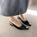 Flats Sandals Elegant Women Shoes Female Footwear Shallow Fashion Metal Slides Ladies Sandals Shoes-Fancey Boutique