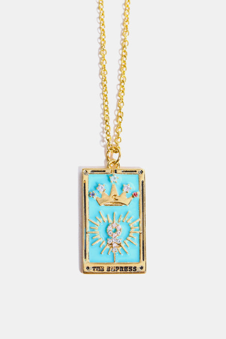 Tarot Card Pendant Stainless Steel Necklace-One Size-Fancey Boutique