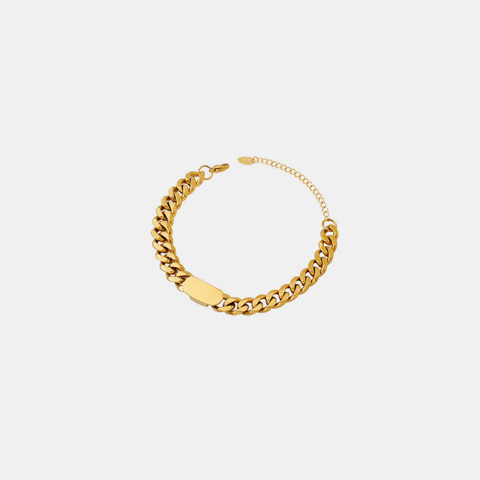 18K Gold-Plated Titanium Steel Bracelet-One Size-Fancey Boutique