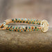 Handmade Tree Shape Beaded Copper Bracelet-One Size-Fancey Boutique