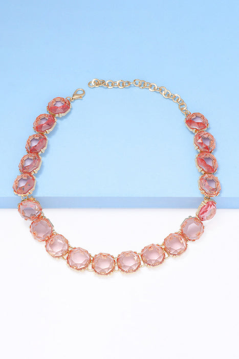 Zinc Alloy Resin Necklace-Fancey Boutique