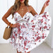 Women Sexy Backless Waist Lace Dress selling Floral print Dress-Printed Color-Fancey Boutique
