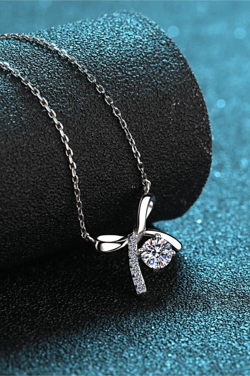 Moissanite 925 Sterling Silver Necklace-One Size-Fancey Boutique