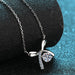 Moissanite 925 Sterling Silver Necklace-One Size-Fancey Boutique