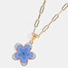 Flower Pendant Stainless Steel Necklace-Fancey Boutique