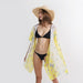 Small Butterfly Pattern Beach Swimming Bikini Cardigan-Fancey Boutique