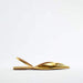 Woman Flat Gold Shoes Women Sandals Elegant Casual Mules Pointe Slingback shoes Luxury-Fancey Boutique